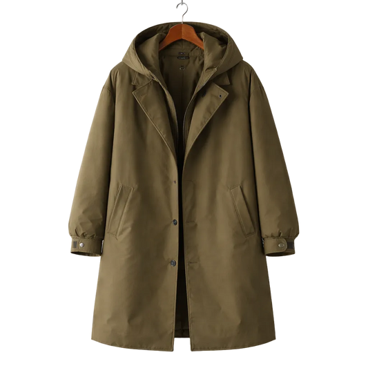 Lowe Hooded Trench Coat